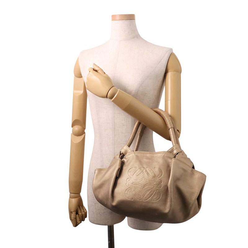 ロエベ ハンドバッグ ナッパアイレ アナグラム レザー LOEWE