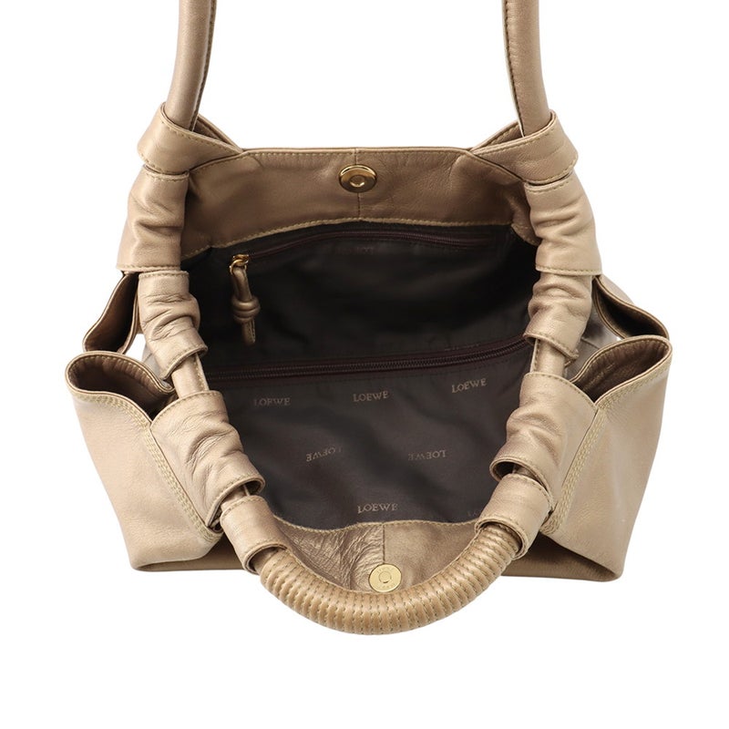 ロエベ ハンドバッグ ナッパアイレ アナグラム レザー LOEWE