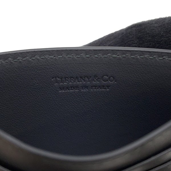 ティファニー カードケース ロゴ レザー Tiffany&Co. 定期入れ