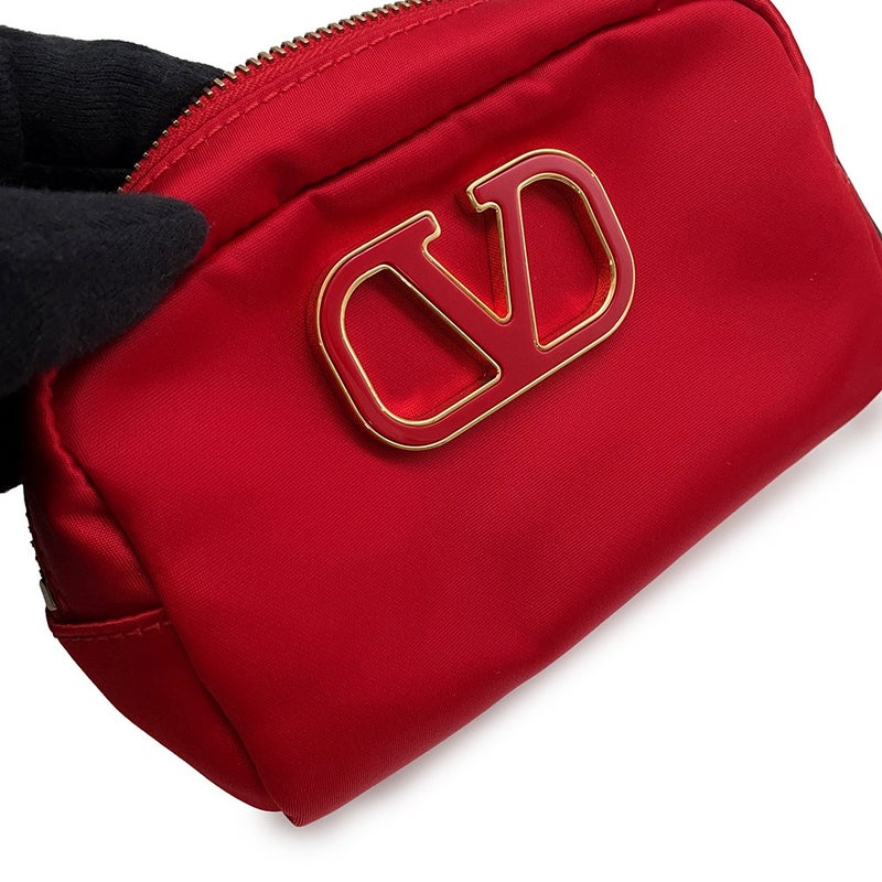 ヴァレンティノ・ガラヴァーニ ポーチ Vスリング ナイロン VALENTINO 小物入れ