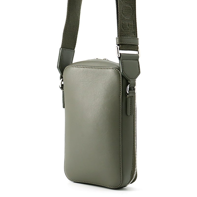 ロエベ ショルダーバッグ バーティカル クロスボディポケット アナグラム レザー C565S59X01 LOEWE メンズ