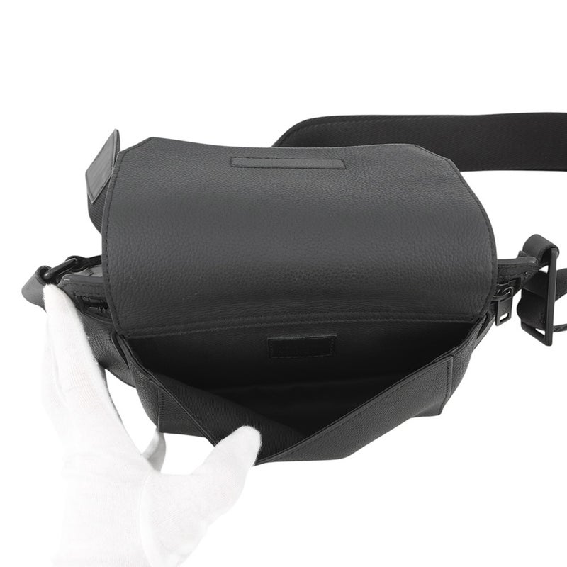 ルイヴィトン ボディバッグ グレインレザー テイクオフ・スリング M57081 ヴィトン ブラック 黒