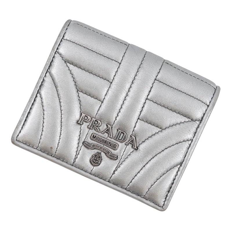 プラダ 二つ折り財布 ロゴ コンパクトウォレット 1MV204 PRADA