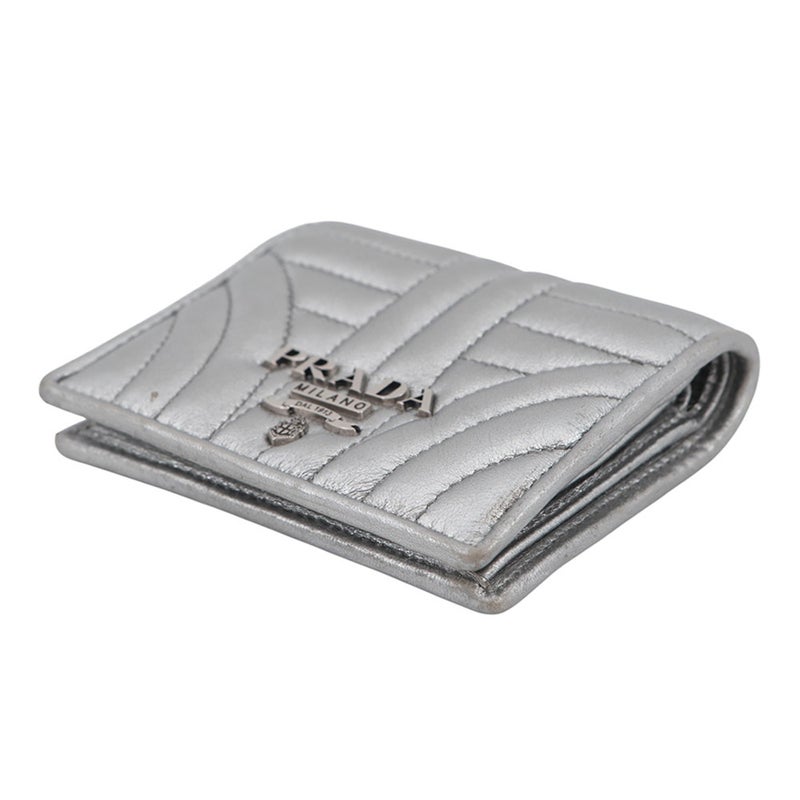 プラダ 二つ折り財布 ロゴ コンパクトウォレット 1MV204 PRADA
