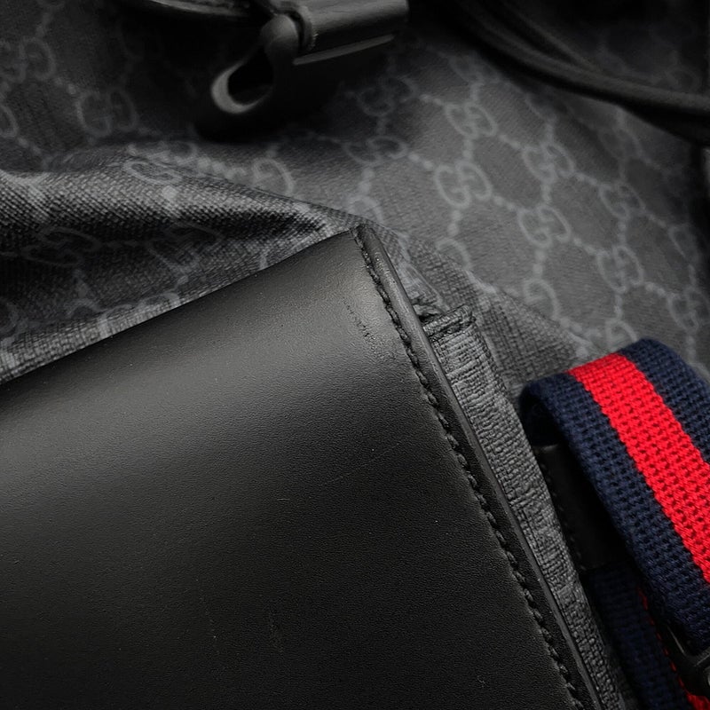 グッチ リュック GGスプリーム 495568 GUCCI バッグ バックパック 黒