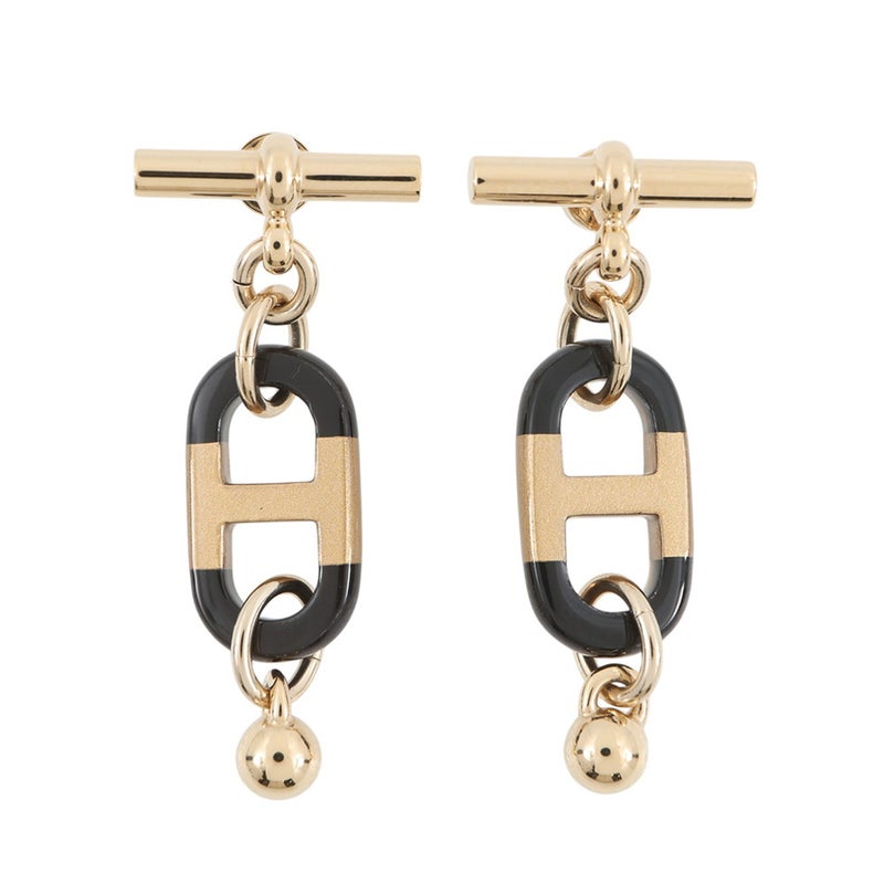 エルメス ピアス シュル・メール バッファローホーン メタル HERMES アクセサリー