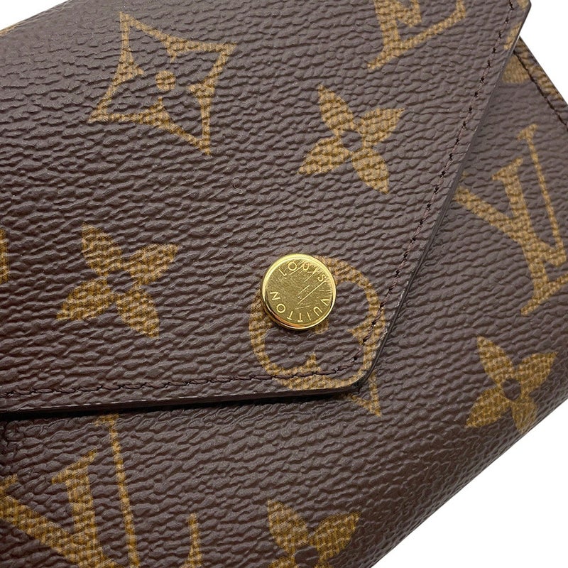 ルイヴィトン 三つ折り財布 モノグラム ポルトフォイユ・ヴィクトリーヌ M62472 LOUIS VUITTON ヴィトン 財布