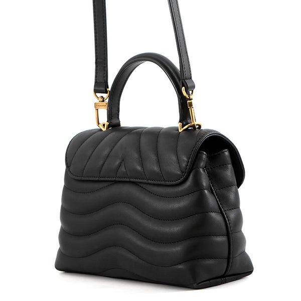 ルイヴィトン ハンドバッグ カーフレザー ホールドミー M21720 LOUIS VUITTON 2wayショルダーバッグ ブラック 黒