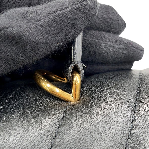 ルイヴィトン ハンドバッグ カーフレザー ホールドミー M21720 LOUIS VUITTON 2wayショルダーバッグ ブラック 黒