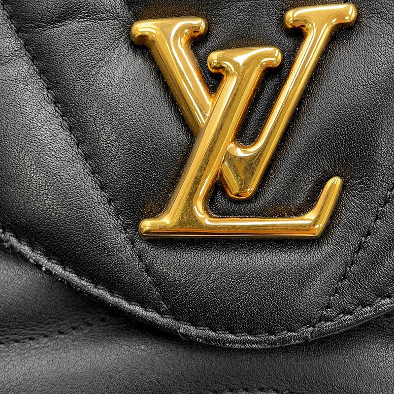 ルイヴィトン ハンドバッグ カーフレザー ホールドミー M21720 LOUIS VUITTON 2wayショルダーバッグ ブラック 黒