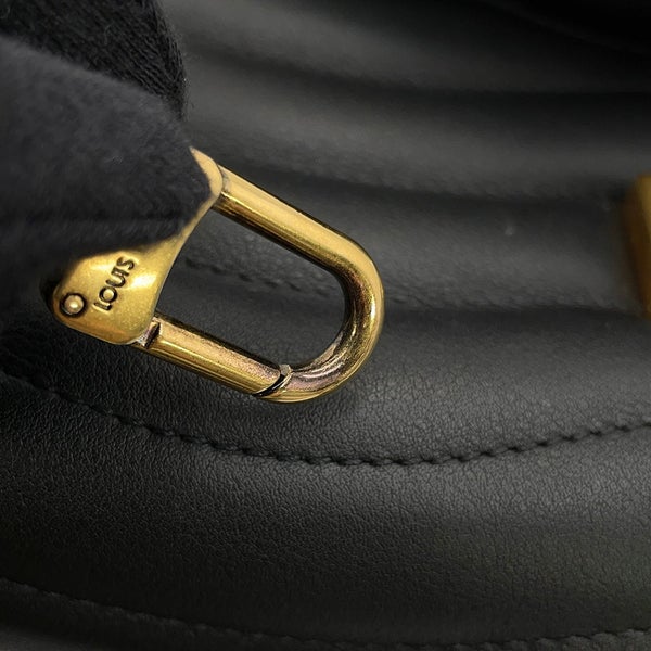 ルイヴィトン ハンドバッグ カーフレザー ホールドミー M21720 LOUIS VUITTON 2wayショルダーバッグ ブラック 黒