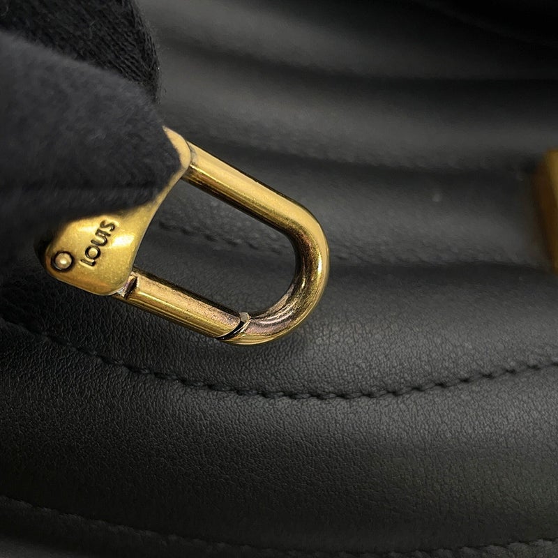 ルイヴィトン ハンドバッグ カーフレザー ホールドミー M21720 LOUIS VUITTON 2wayショルダーバッグ ブラック 黒