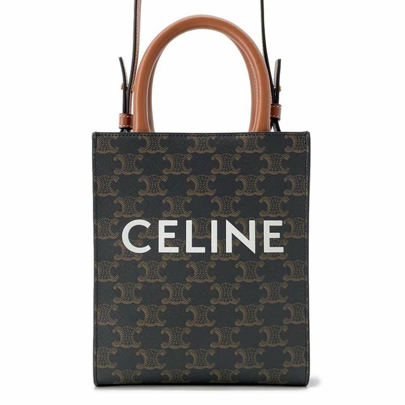 セリーヌ ハンドバッグ トリオンフ ミニ バーティカル カバ 194372 CELINE 2way