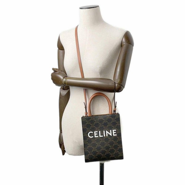 セリーヌ ハンドバッグ トリオンフ ミニ バーティカル カバ 194372 CELINE 2way