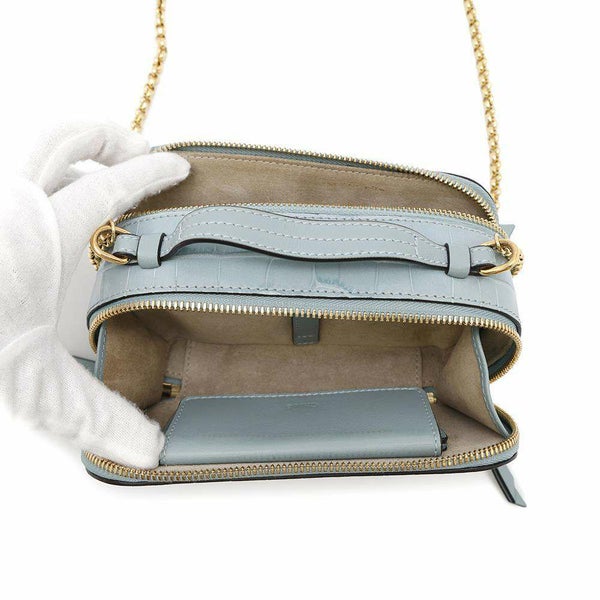 クロエ チェーンショルダーバッグ クロエシー ミニバニティバッグ 型押しレザー CHC20SS225A87 Chloe