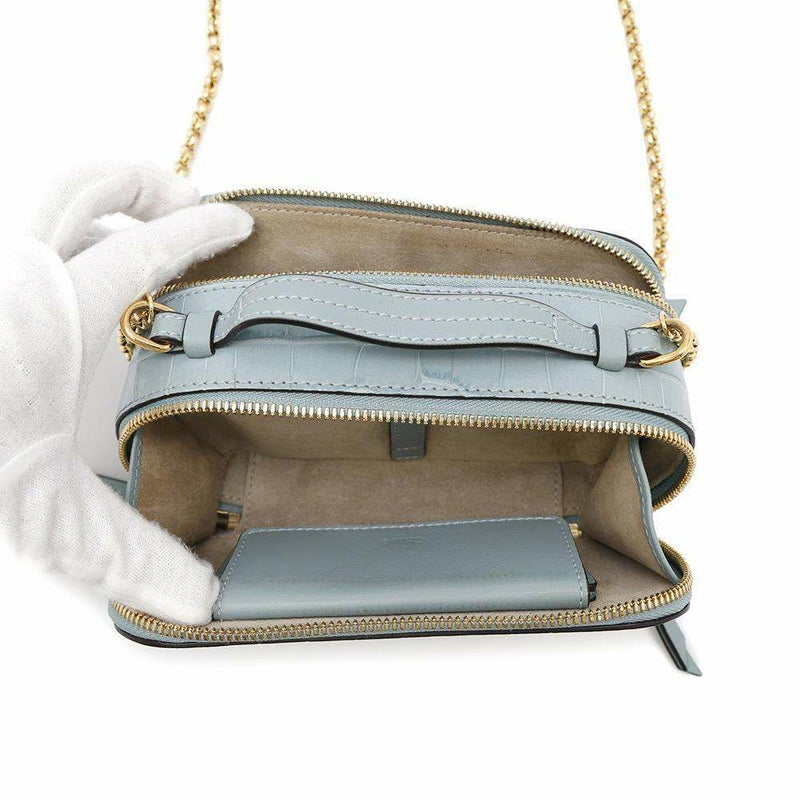 クロエ チェーンショルダーバッグ クロエシー ミニバニティバッグ 型押しレザー CHC20SS225A87 Chloe