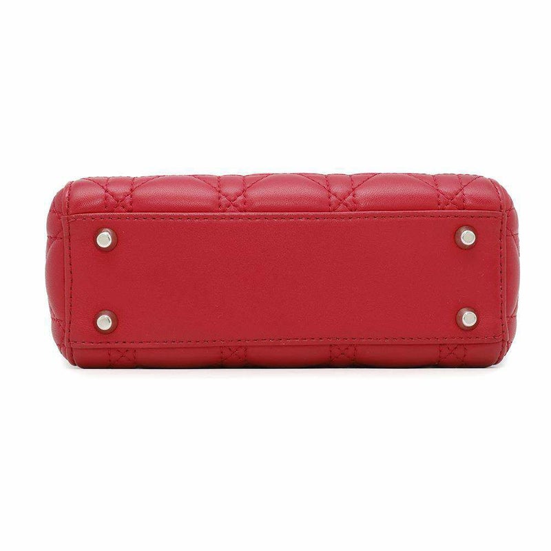 クリスチャン・ディオール ハンドバッグ レディディオール カナージュ ミニ レザー M0505PCAL 2way