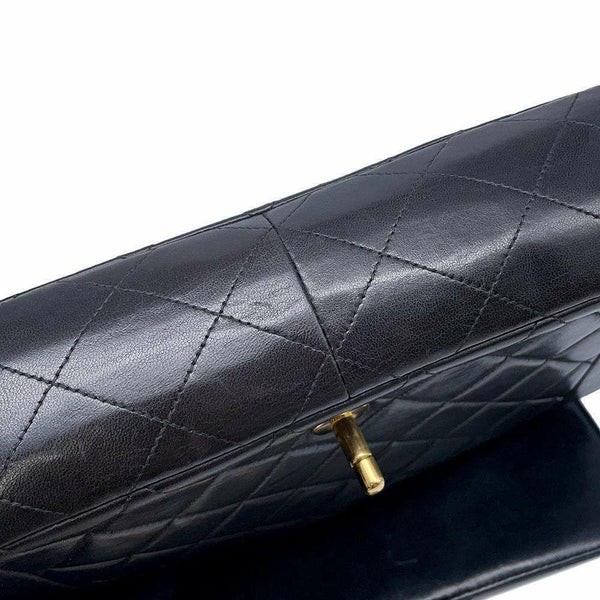 シャネル チェーンショルダーバッグ ダイアナ マトラッセ ココマーク ラムスキン A05289 CHANEL 黒