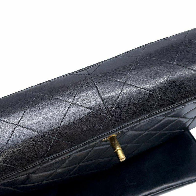 シャネル チェーンショルダーバッグ ダイアナ マトラッセ ココマーク ラムスキン A05289 CHANEL 黒