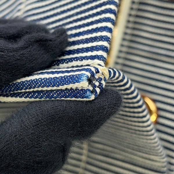 セリーヌ トートバッグ スクエア カバ ストライプ キャンバス 192802 CELINE