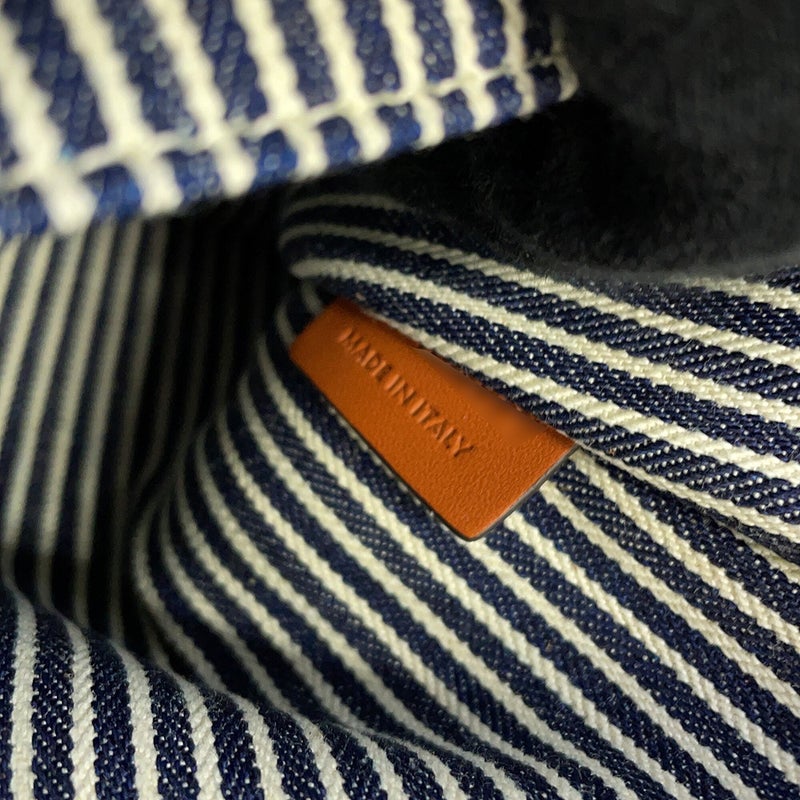 セリーヌ トートバッグ スクエア カバ ストライプ キャンバス 192802 CELINE