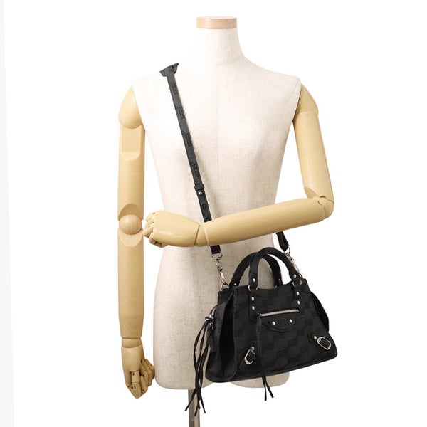 バレンシアガ ハンドバッグ ネオクラシック シティ XS キャンバス 696495 BALENCIAGA 2wayショルダーバッグ