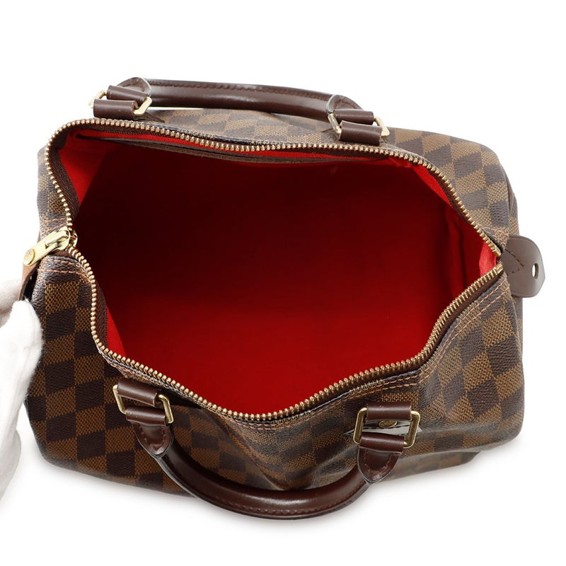 ルイヴィトン ハンドバッグ ダミエ・エベヌ スピーディ30 N41531 LOUIS VUITTON ミニボストンバッグ