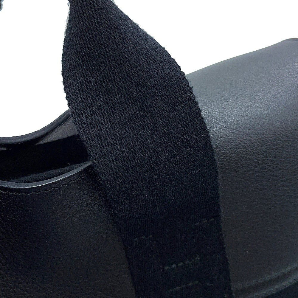 エルメス ハンドバッグ ヴァルパライソ ブラック/シルバー金具 トワル