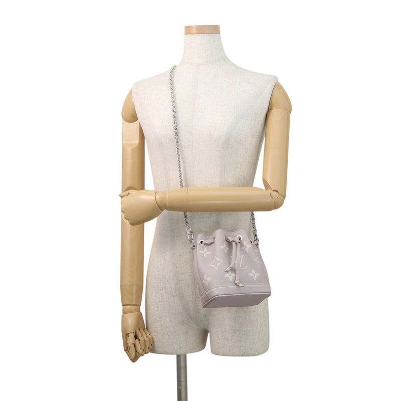 ルイヴィトン ハンドバッグ モノグラム・アンプラント ナノ・ノエ M14224 LOUIS VUITTON 2wayショルダー