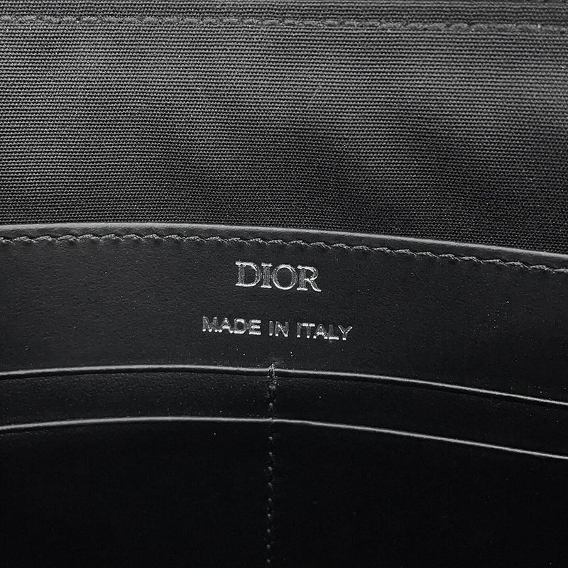 クリスチャン・ディオール クラッチバッグ ディオール グラビティ A4ポーチ カーフレザー 2ESCA549LLG Christian Dior 黒