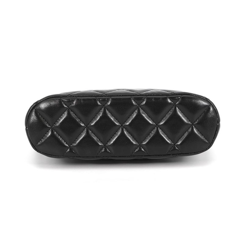 シャネル チェーンショルダーバッグ マトラッセ ショッピングバッグ シャイニーラムスキン AS5130 CHANEL 2ｗay 黒