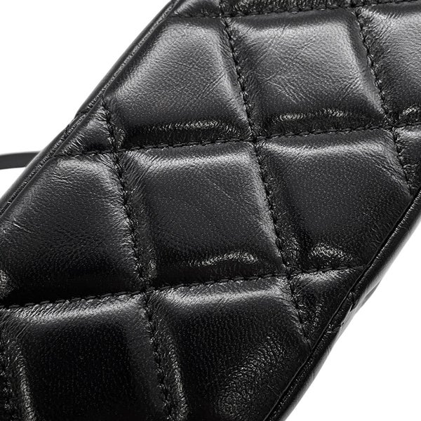 シャネル チェーンショルダーバッグ マトラッセ ショッピングバッグ シャイニーラムスキン AS5130 CHANEL 2ｗay 黒