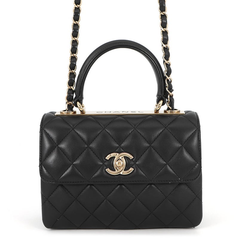 シャネル ハンドバッグ ココマーク マトラッセ  A92236 CHANEL バッグ 2wayショルダーバッグ 黒