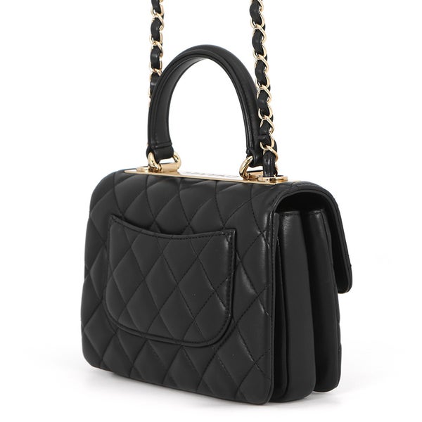 シャネル ハンドバッグ ココマーク マトラッセ  A92236 CHANEL バッグ 2wayショルダーバッグ 黒