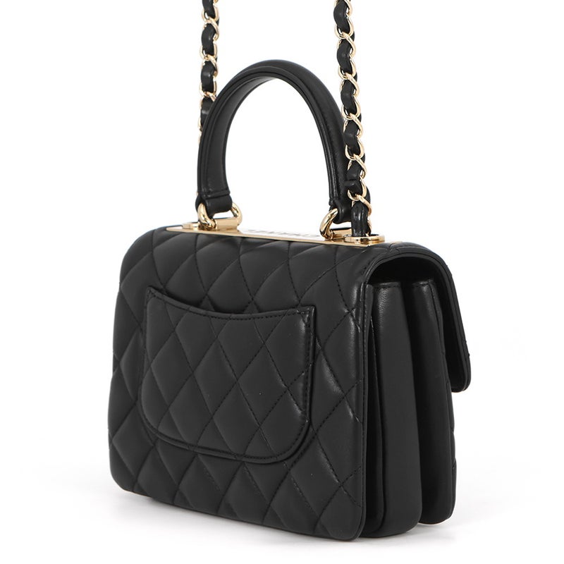 シャネル ハンドバッグ ココマーク マトラッセ  A92236 CHANEL バッグ 2wayショルダーバッグ 黒