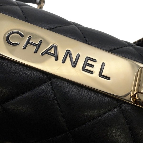 シャネル ハンドバッグ ココマーク マトラッセ  A92236 CHANEL バッグ 2wayショルダーバッグ 黒