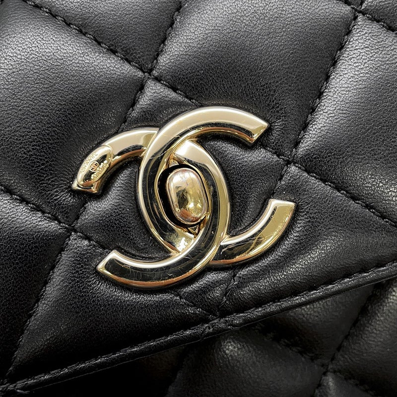 シャネル ハンドバッグ ココマーク マトラッセ  A92236 CHANEL バッグ 2wayショルダーバッグ 黒