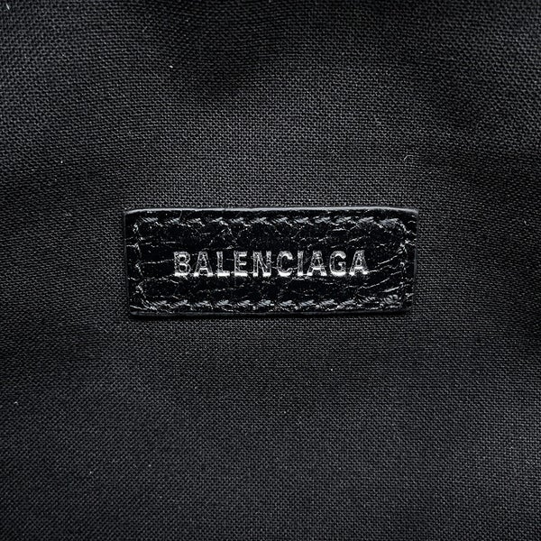 バレンシアガ ボディバッグ スーパービジー ベルトバッグ レザー 703143 BALENCIAGA 黒