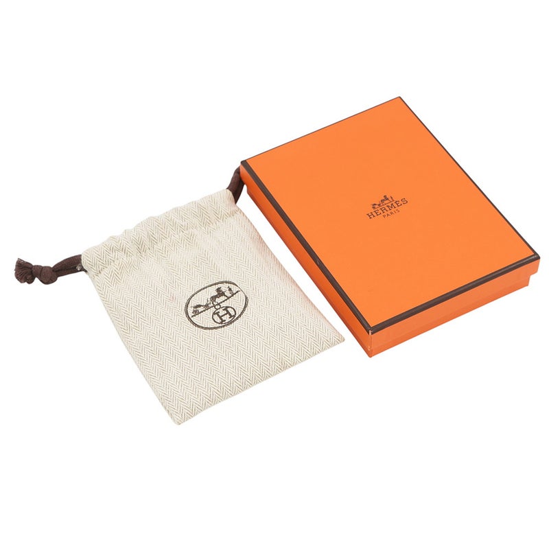 エルメス ネックレス ミニ・ポップアッシュ ブラック/ゴールド金具 HERMES アクセサリー ポップH 黒