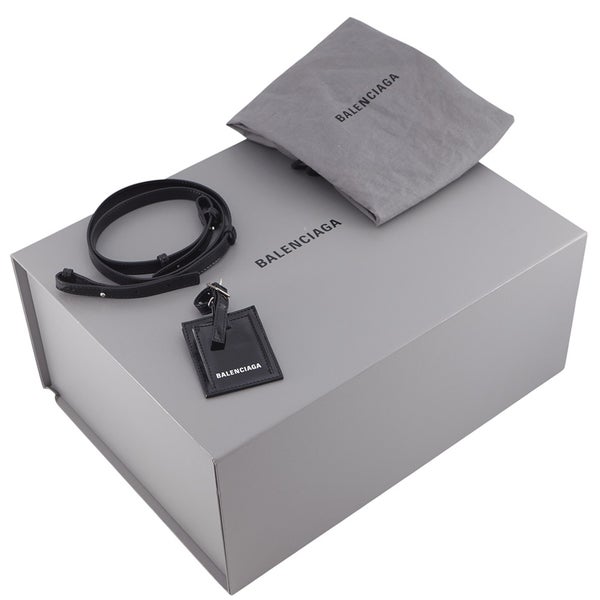 バレンシアガ ハンドバッグ ビストロ バスケットバッグXS パテント 671342 BALENCIAGA 2wayショルダーバッグ 黒