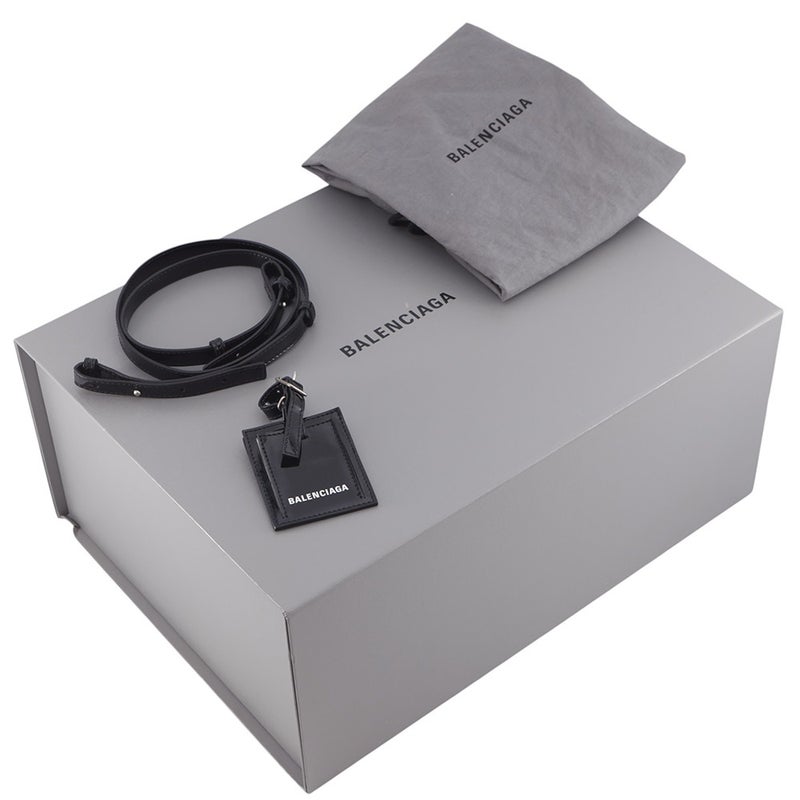 バレンシアガ ハンドバッグ ビストロ バスケットバッグXS パテント 671342 BALENCIAGA 2wayショルダーバッグ 黒