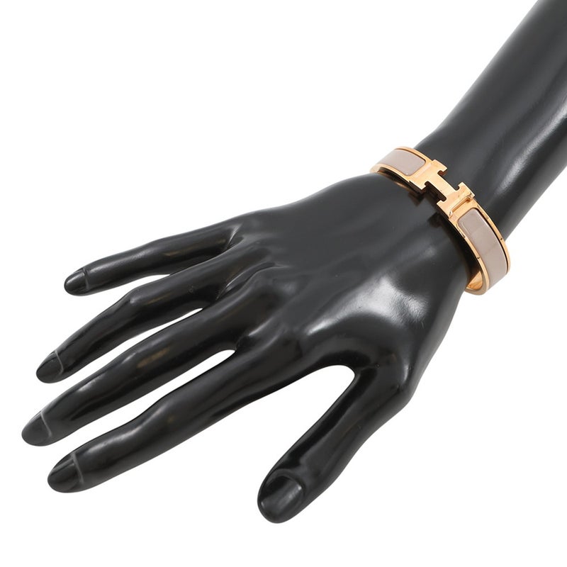 エルメス ブレスレット クリックH クリッククラックPM グラッセ/ゴールド金具 HERMES アクセサリー