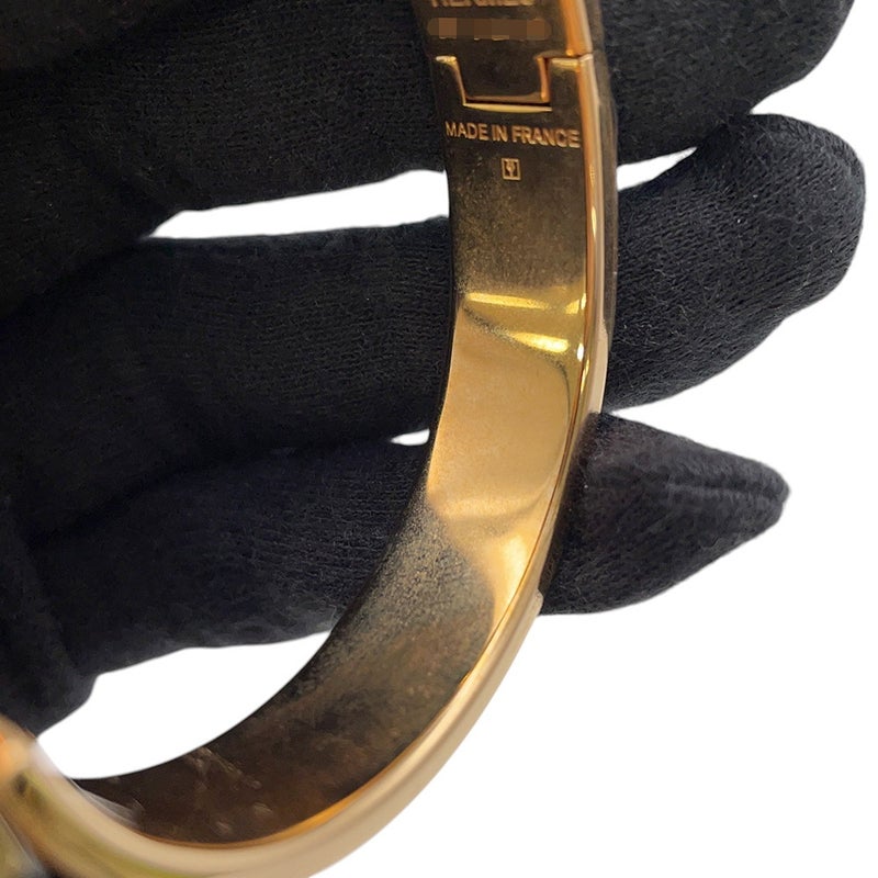 エルメス ブレスレット クリックH クリッククラックPM グラッセ/ゴールド金具 HERMES アクセサリー