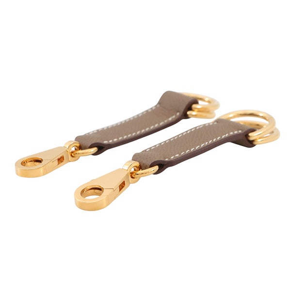 エルメス バッグアクセサリー アタッシュ ソワ エトゥープ/ゴールド金具 エプソン Y刻印