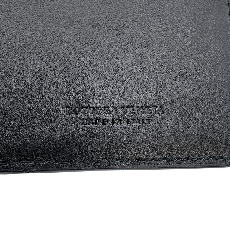 ボッテガヴェネタ 長財布 イントレチャート レザー 120697 BOTTEGA VENETA 黒