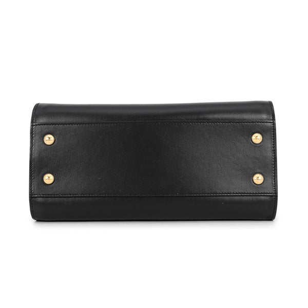 サンローランパリ ハンドバッグ ベイビーカバス レザー 568853 SAINT LAURENT PARIS 2way 黒