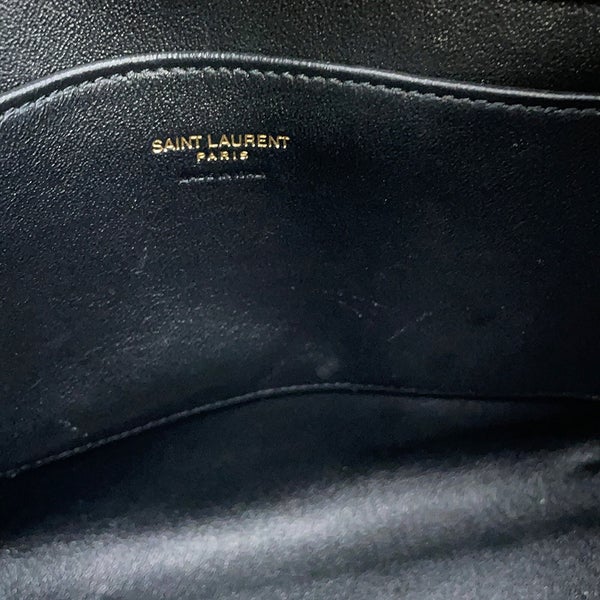 サンローランパリ ハンドバッグ ベイビーカバス レザー 568853 SAINT LAURENT PARIS 2way 黒