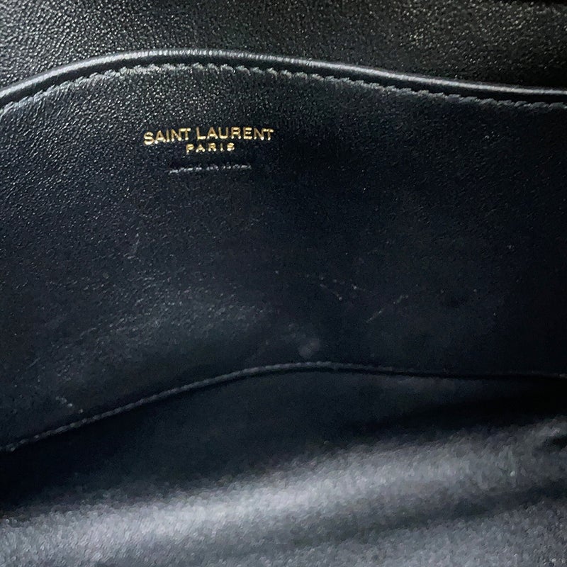 サンローランパリ ハンドバッグ ベイビーカバス レザー 568853 SAINT LAURENT PARIS 2way 黒