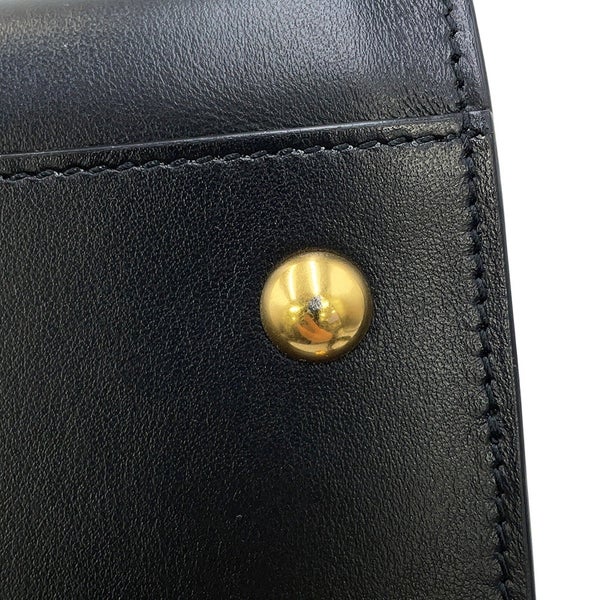 サンローランパリ ハンドバッグ ベイビーカバス レザー 568853 SAINT LAURENT PARIS 2way 黒