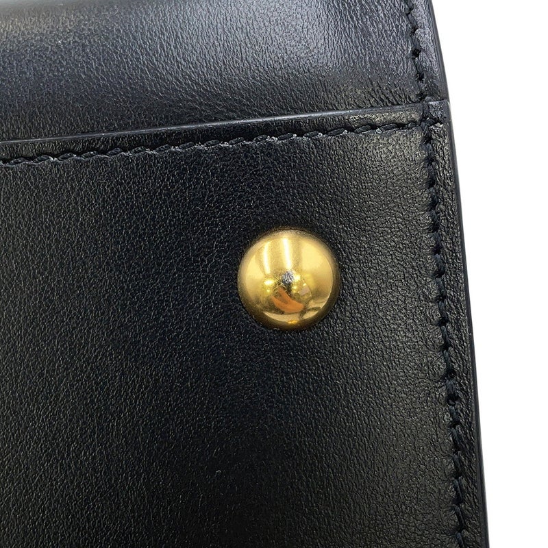 サンローランパリ ハンドバッグ ベイビーカバス レザー 568853 SAINT LAURENT PARIS 2way 黒